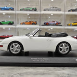 Minichamps Porsche 1994 911 993 Cabriolet wit 1:18 – diecast verzamelmodel