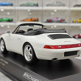 Minichamps Porsche 1994 911 993 Cabriolet wit 1:18 – diecast verzamelmodel