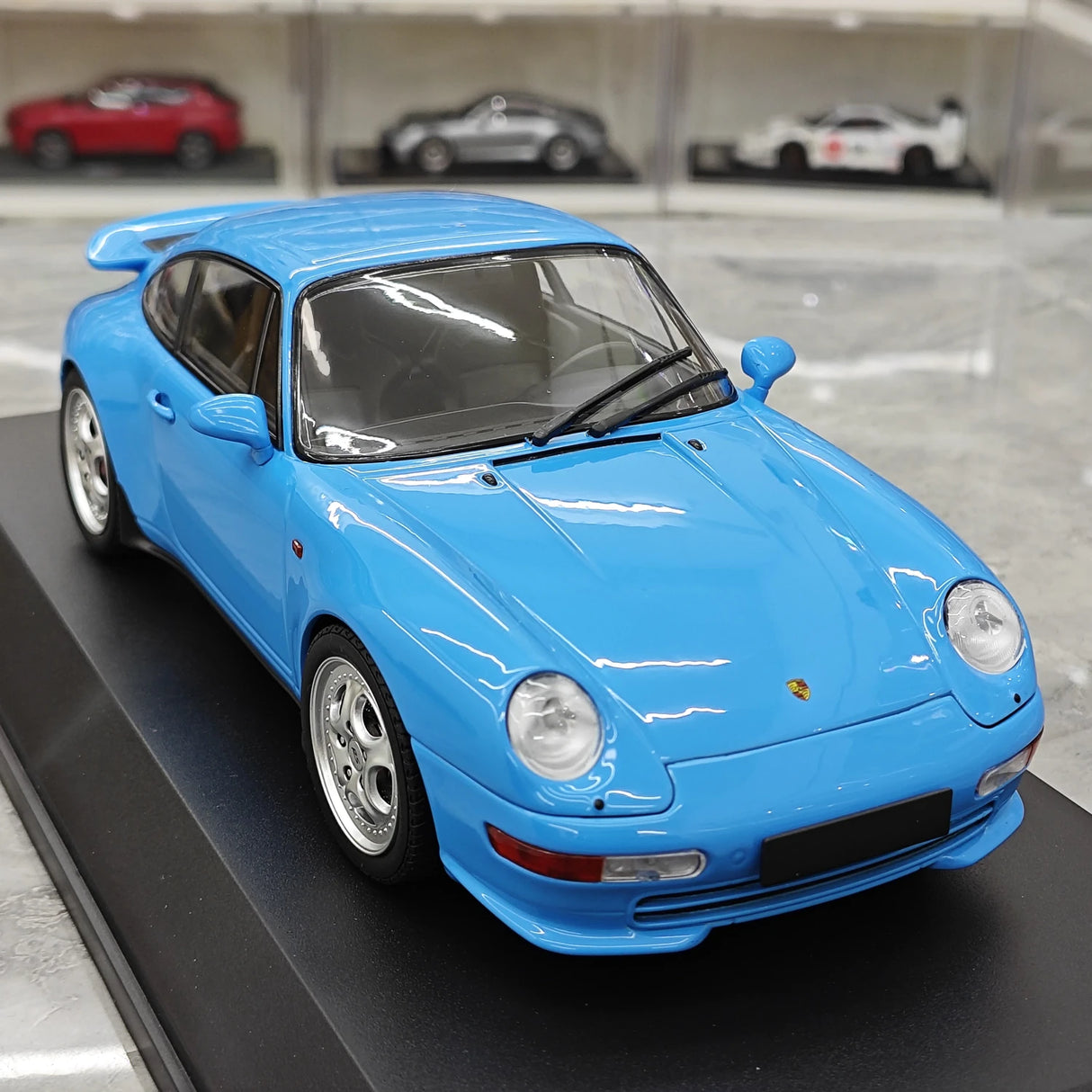 Minichamps Porsche 1994 911 RS 993 Blue 1:18 – Modelo de Metal Fundido Colecionável