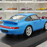 Minichamps Porsche 1994 911 RS 993 Blue 1:18 – Modelo de Metal Fundido Colecionável