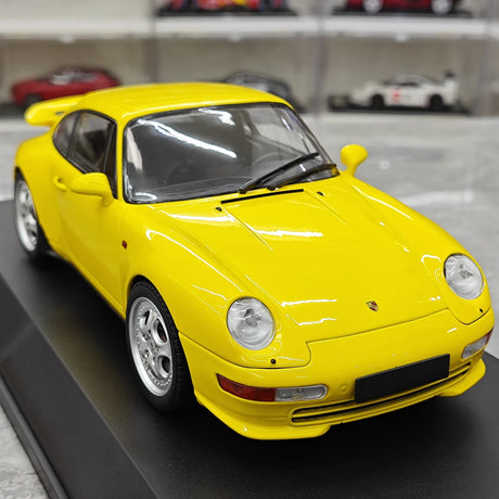 Minichamps Porsche 1994 911 RS 993 amarelo 1:18 – modelo de coleção em metal fundido