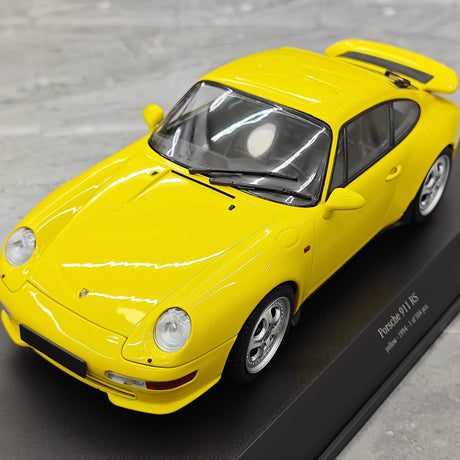Minichamps Porsche 1994 911 RS 993 amarelo 1:18 – modelo de coleção em metal fundido
