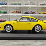 Minichamps Porsche 1994 911 RS 993 geel 1:18 – diecast verzamelmodel