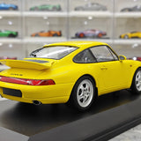 Minichamps Porsche 1994 911 RS 993 geel 1:18 – diecast verzamelmodel