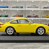 Minichamps Porsche 1994 911 RS 993 geel 1:18 – diecast verzamelmodel