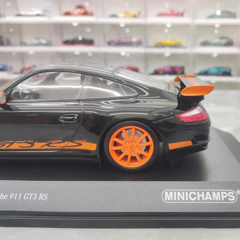 [Minichamps] 1:18 Porsche 2009 911 GT3 RS 997.2 noir voiture miniature Resin