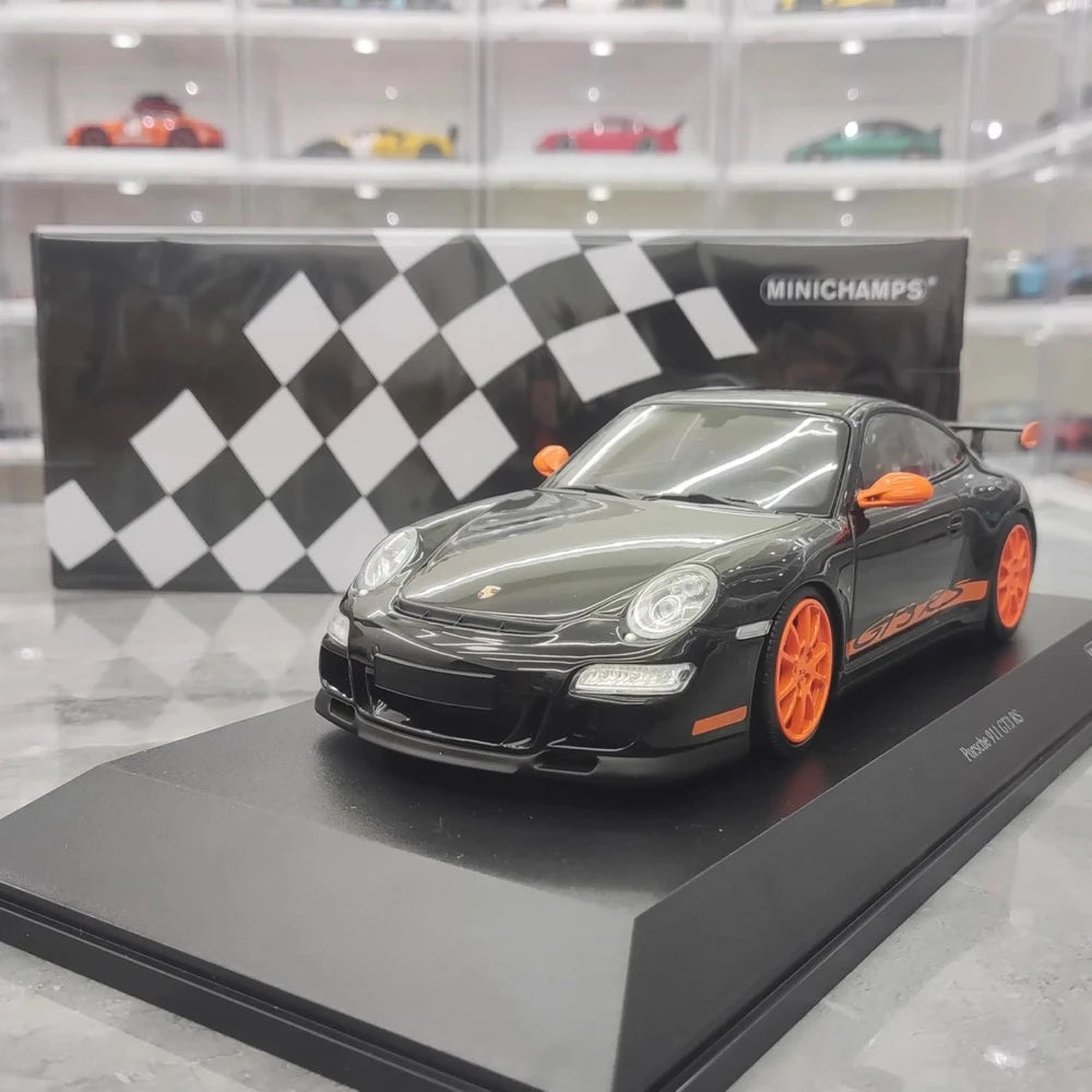 [Minichamps] 1:18 Porsche 2009 911 GT3 RS 997.2 noir voiture miniature Resin