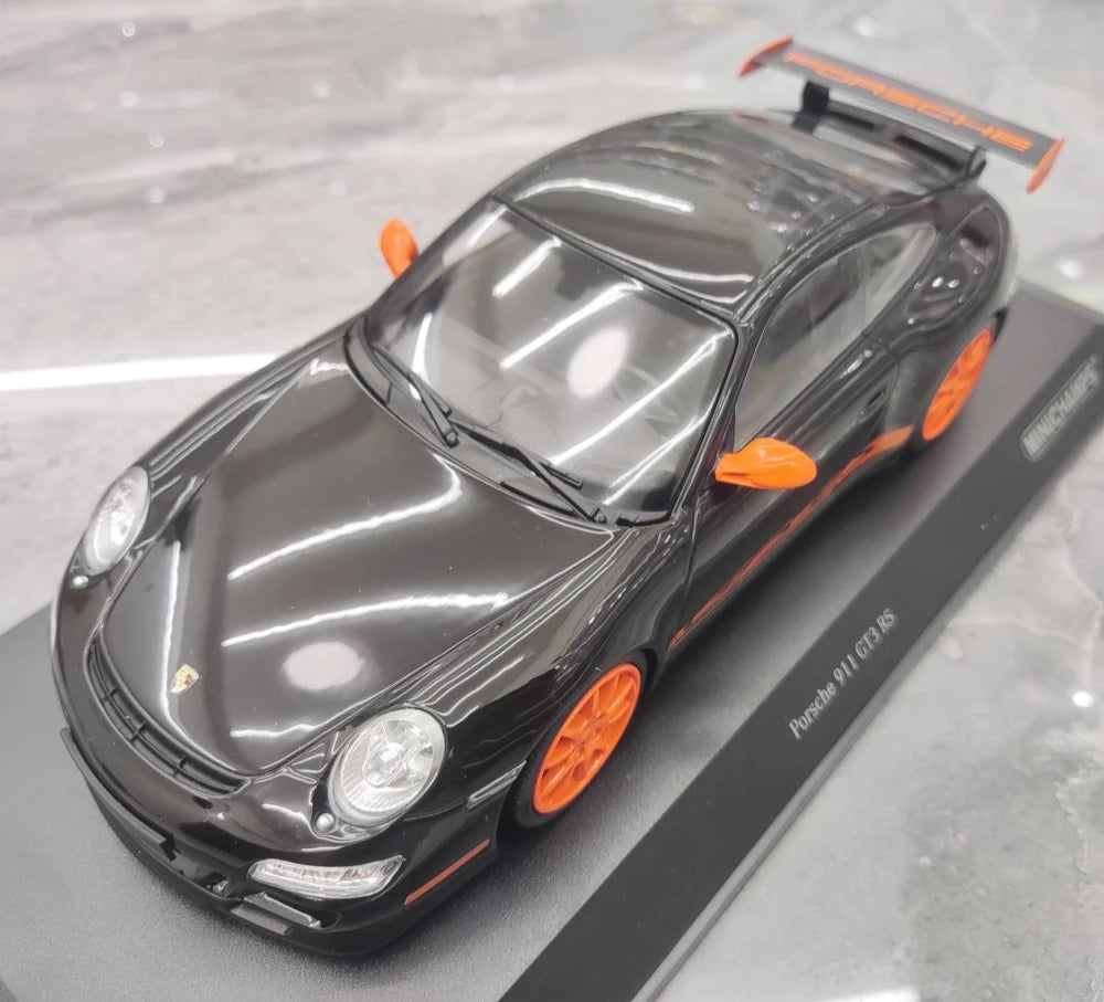 [Minichamps] 1:18 Porsche 2009 911 GT3 RS 997.2 noir voiture miniature Resin