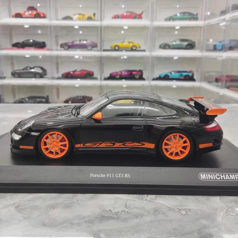 [Minichamps] 1:18 Porsche 2009 911 GT3 RS 997.2 noir voiture miniature Resin