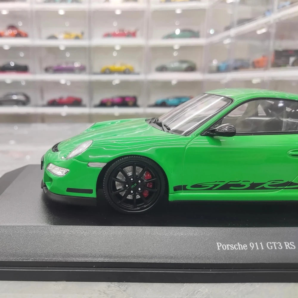 [Minichamps] 1:18 Porsche 2009 911 GT3 RS 997.2 Green Model Car Resin
