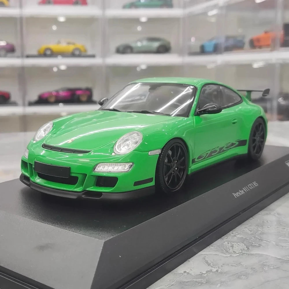 [Minichamps] 1:18 Porsche 2009 911 GT3 RS 997.2 Green Model Car Resin