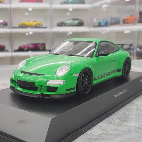[Minichamps] 1:18 Porsche 2009 911 GT3 RS 997.2 Green Model Car Resin