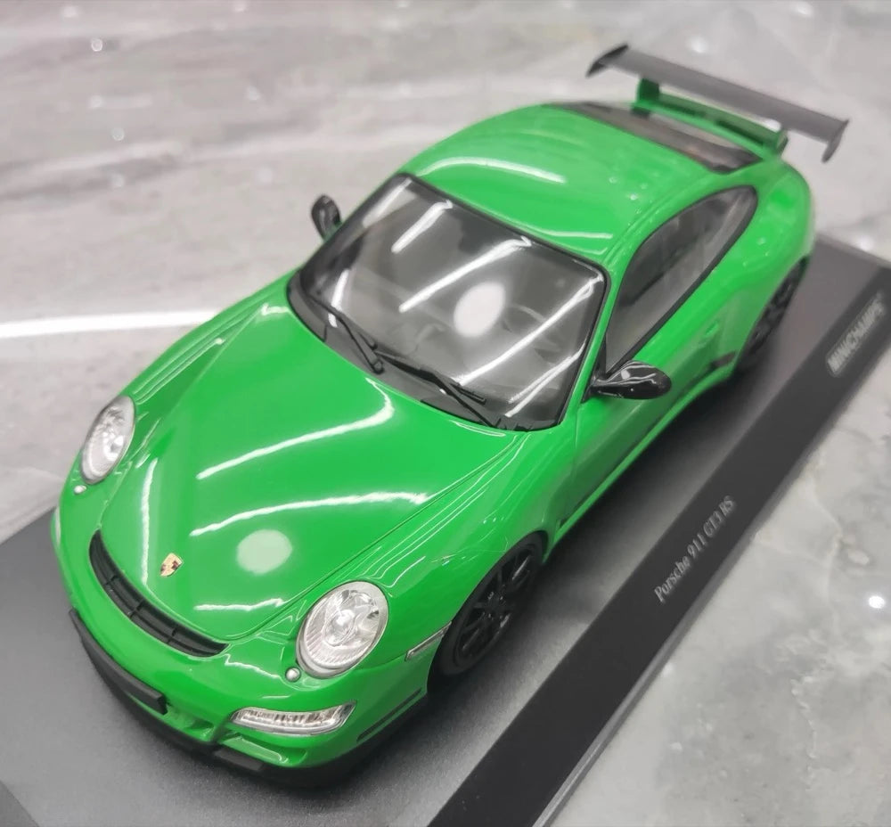 [Minichamps] 1:18 Porsche 2009 911 GT3 RS 997.2 Green Model Car Resin