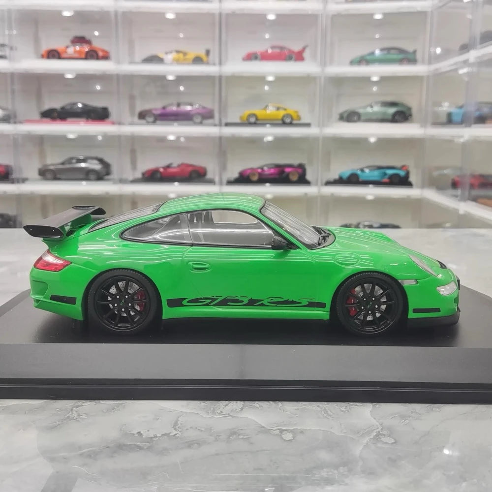 [Minichamps] 1:18 Porsche 2009 911 GT3 RS 997.2 Green Model Car Resin