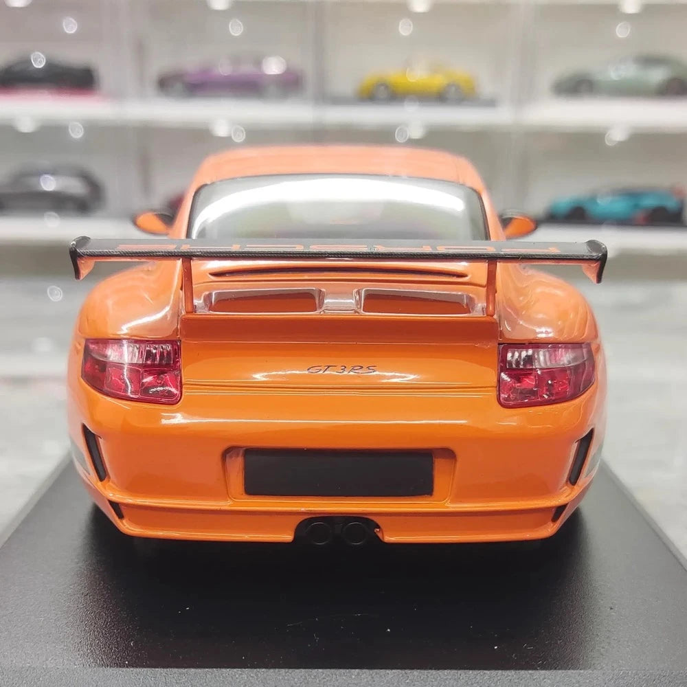 [Minichamps] 1:18 Porsche 2009 911 GT3 RS 997.2 Orange Model Car Resin