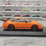 [Minichamps] 1:18 Porsche 2009 911 GT3 RS 997.2 Orange Model Car Resin