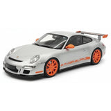 [Minichamps] 1:18 Porsche 2009 911 GT3 RS 997.2 Silver Model Car Resin