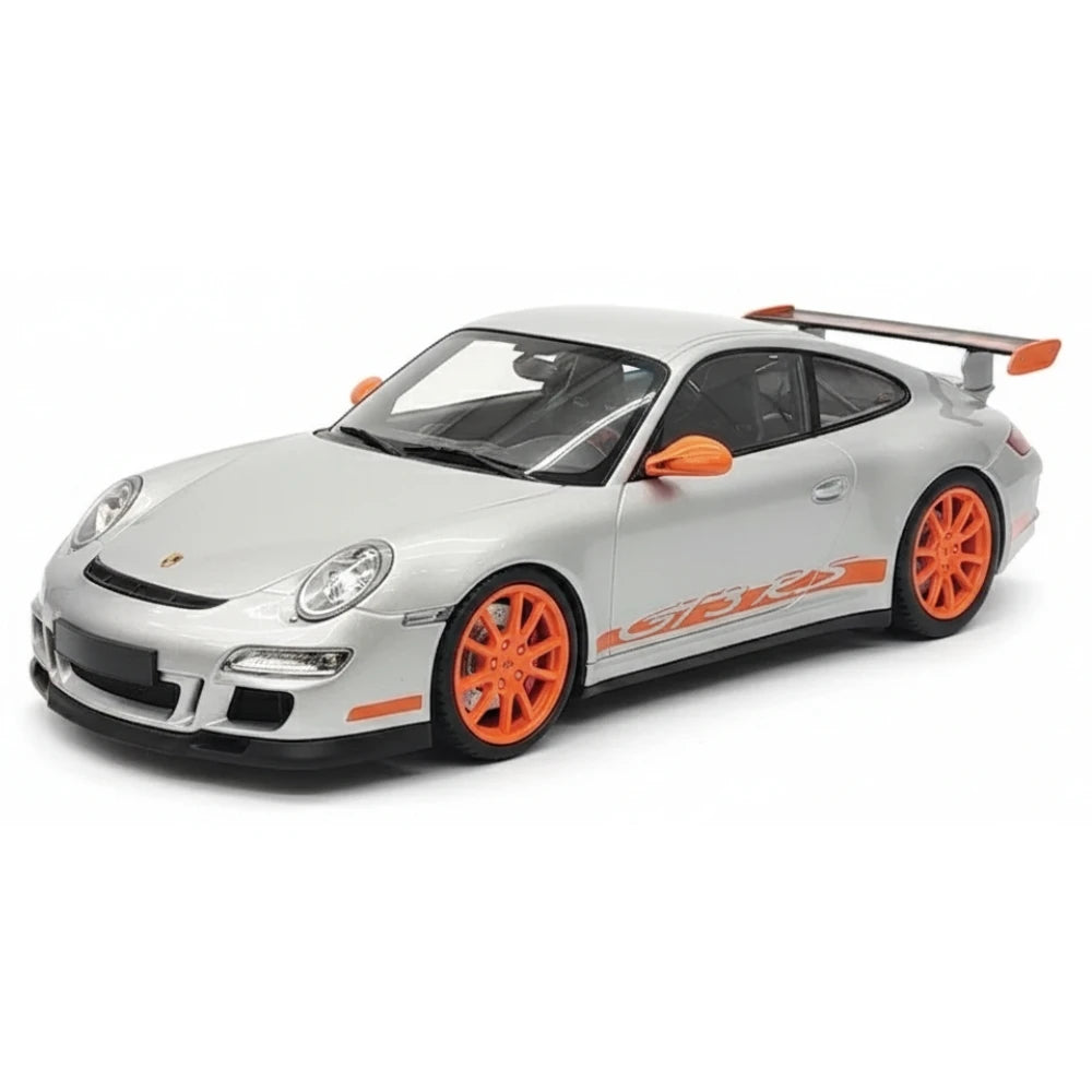 [Minichamps] 1:18 Porsche 2009 911 GT3 RS 997.2 Silver Model Car Resin