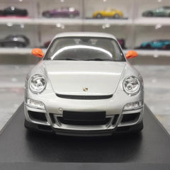 [Minichamps] 1:18 Porsche 2009 911 GT3 RS 997.2 Silver Model Car Resin