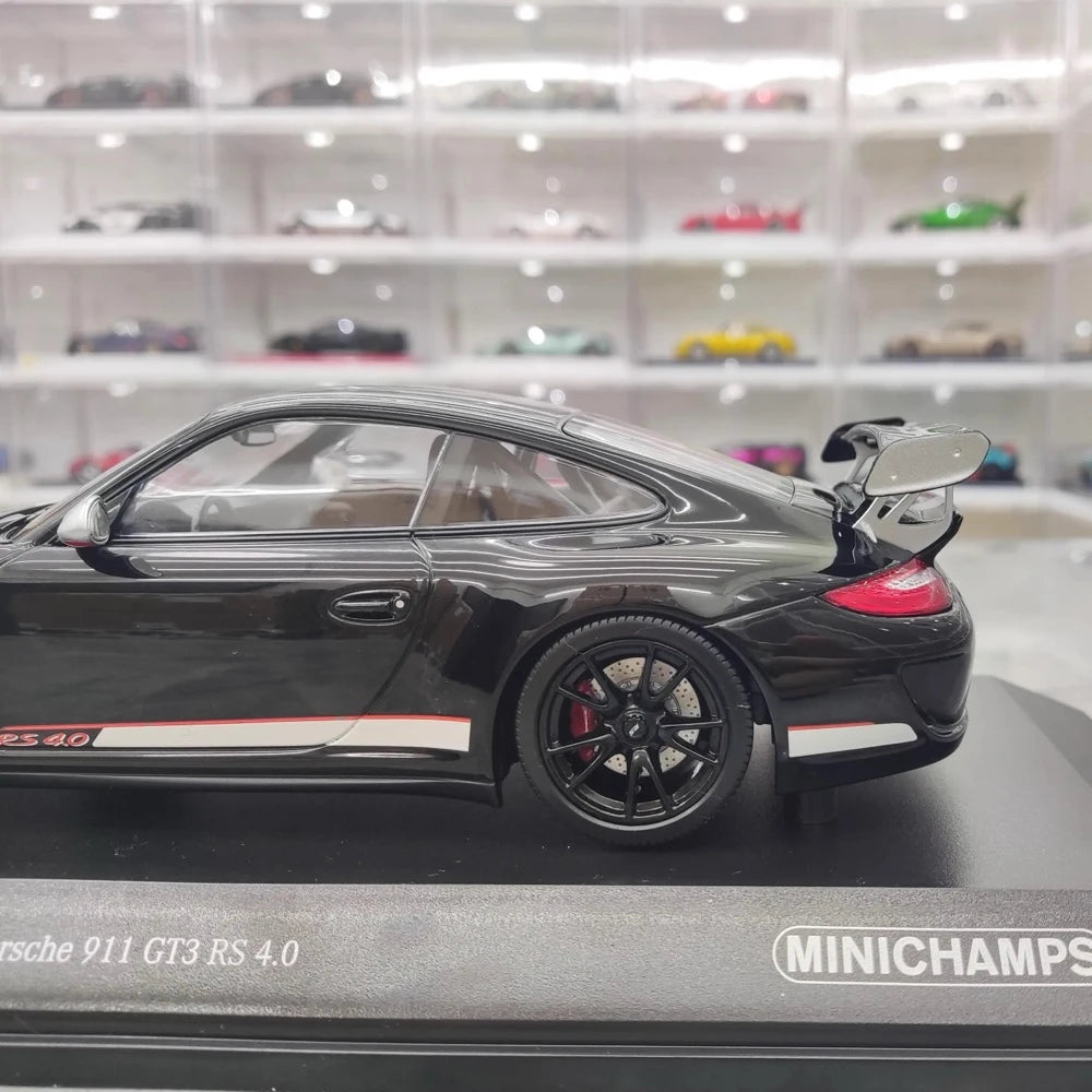 [Minichamps] 1:18 Porsche 2011 911 GT3 RS 4.0 Black Model Car Resin