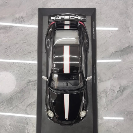 [Minichamps] 1:18 Porsche 2011 911 GT3 RS 4.0 Black Model Car Resin