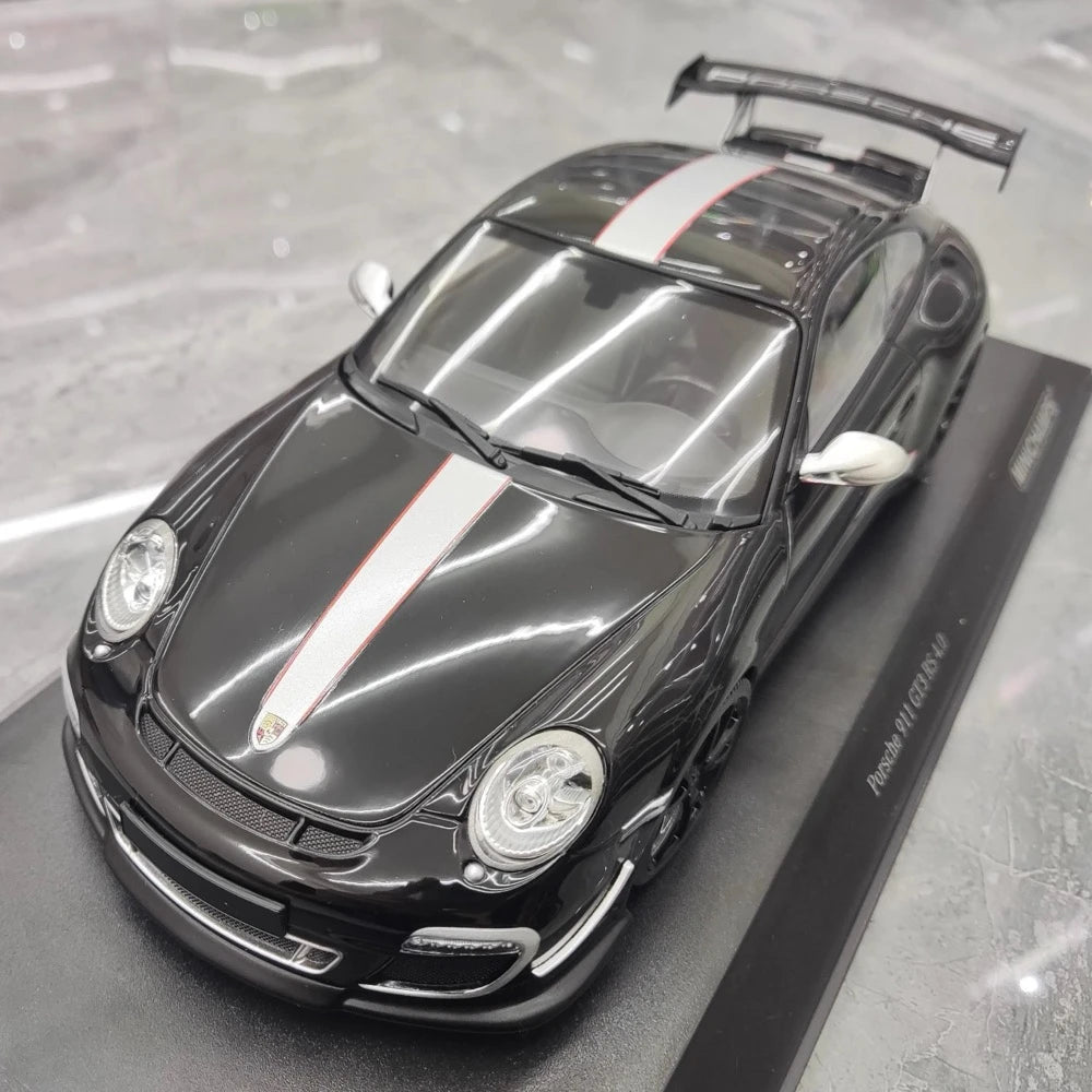 [Minichamps] 1:18 Porsche 2011 911 GT3 RS 4.0 Black Model Car Resin