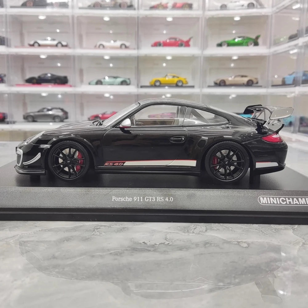 [Minichamps] 1:18 Porsche 2011 911 GT3 RS 4.0 Black Model Car Resin