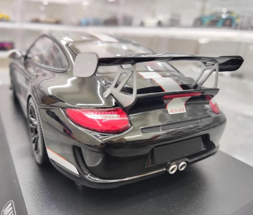 [Minichamps] 1:18 Porsche 2011 911 GT3 RS 4.0 Black Model Car Resin