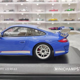 [Minichamps] 1:18 Porsche 2011 911 GT3 RS 4.0 Blue Model Car Resin