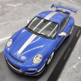[Minichamps] 1:18 Porsche 2011 911 GT3 RS 4.0 Blue Model Car Resin