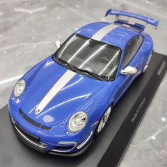 [Minichamps] 1:18 Porsche 2011 911 GT3 RS 4.0 Blue Model Car Resin
