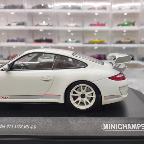 [Minichamps] 1:18 Porsche 2011 911 GT3 RS 4.0 White Model Car Resin