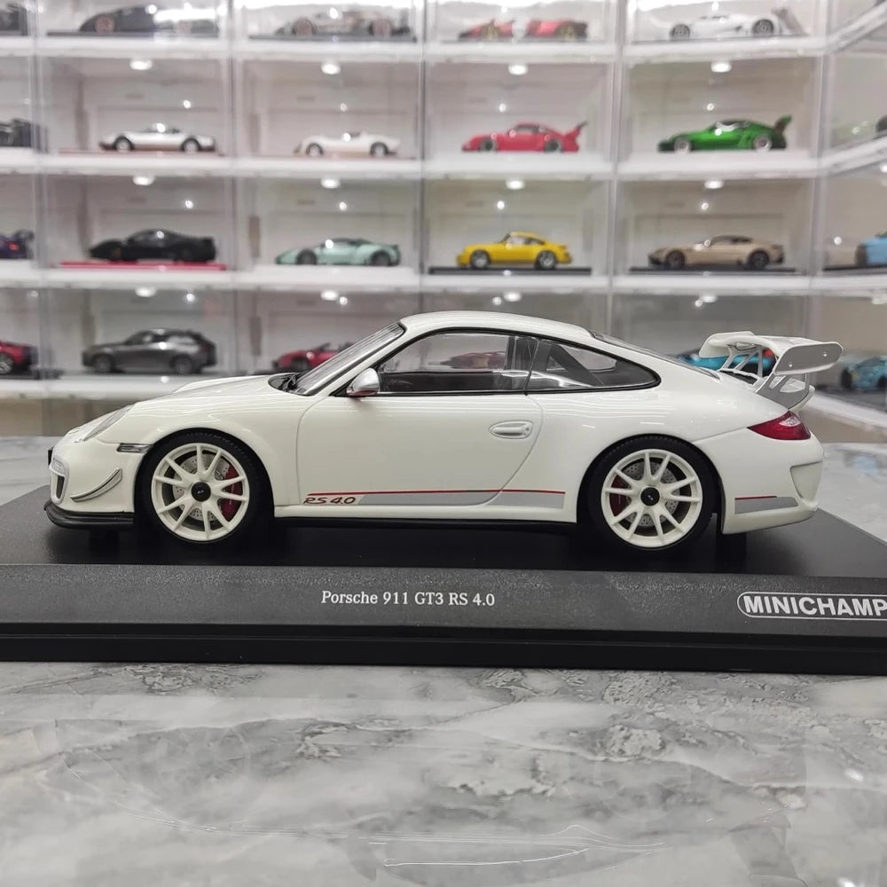 [Minichamps] 1:18 Porsche 2011 911 GT3 RS 4.0 White Model Car Resin