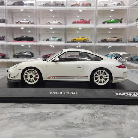 [Minichamps] 1:18 Porsche 2011 911 GT3 RS 4.0 White Model Car Resin