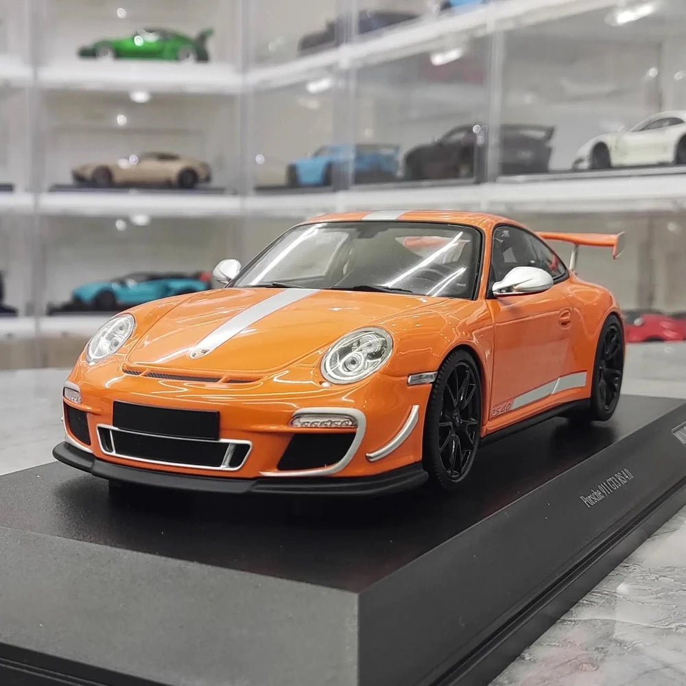 [Minichamps] 1:18 Porsche 2011 911 GT3 RS 4.0 Yellow Model Car Resin