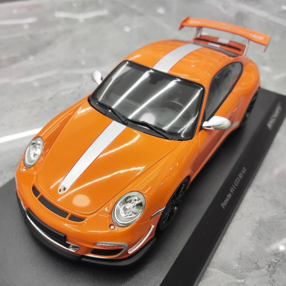 [Minichamps] 1:18 Porsche 2011 911 GT3 RS 4.0 Yellow Model Car Resin