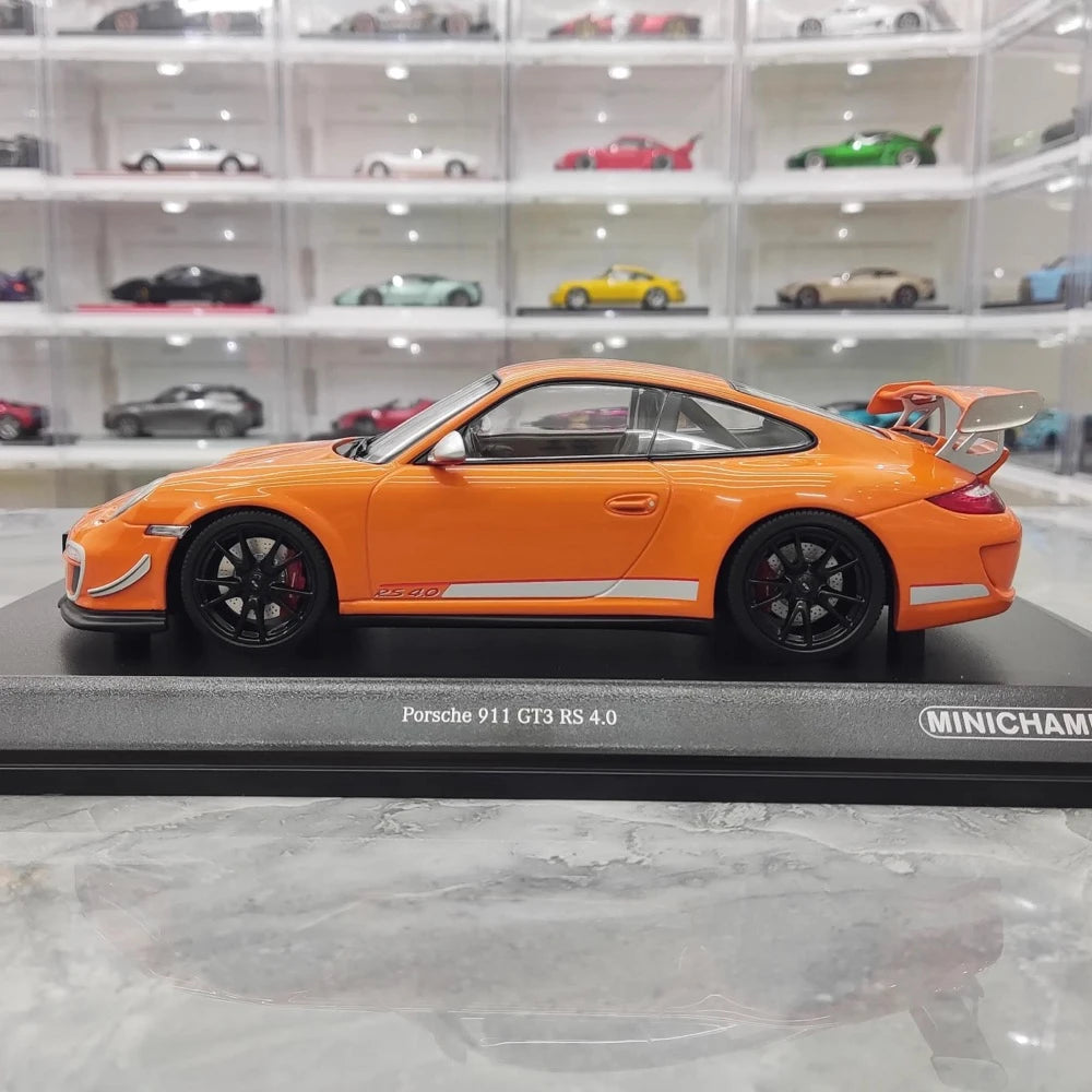 [Minichamps] 1:18 Porsche 2011 911 GT3 RS 4.0 Yellow Model Car Resin