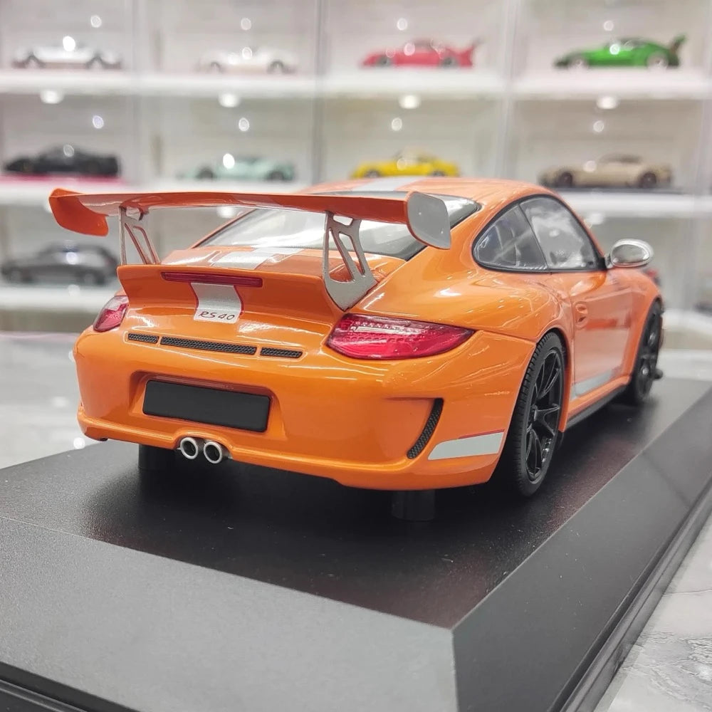 [Minichamps] 1:18 Porsche 2011 911 GT3 RS 4.0 Yellow Model Car Resin