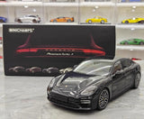 [Minichamps] 1:18 Porsche 2021 Panamera Turbo S Black Model Car Die-Cast