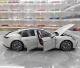 [Minichamps] 1:18 Porsche 2021 Panamera Turbo S Gray Model Car Die-Cast