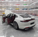 [Minichamps] 1:18 Porsche 2021 Panamera Turbo S Gray Model Car Die-Cast