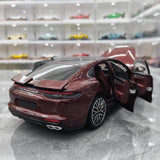 [Minichamps] 1:18 Porsche 2021 Panamera Turbo S rouge voiture miniature Die-Cast