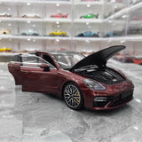 [Minichamps] 1:18 Porsche 2021 Panamera Turbo S rouge voiture miniature Die-Cast