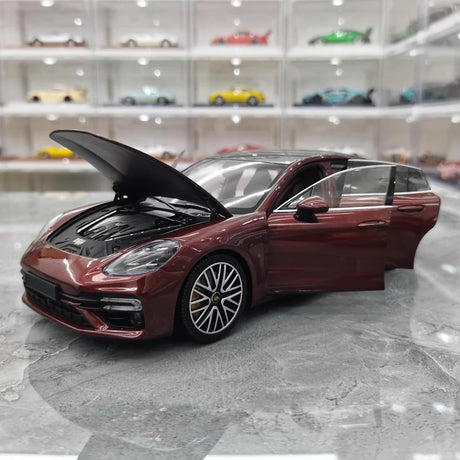 [Minichamps] 1:18 Porsche 2021 Panamera Turbo S Red Model Car Die-Cast