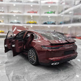 [Minichamps] 1:18 Porsche 2021 Panamera Turbo S rouge voiture miniature Die-Cast
