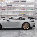 [Minichamps] 1:18 Porsche 2022 911 992 GT3 Gray Model Car Resin