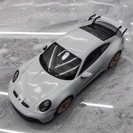 [Minichamps] 1:18 Porsche 2022 911 992 GT3 Gray Model Car Resin
