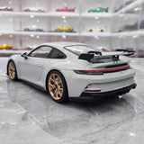 [Minichamps] 1:18 Porsche 2022 911 992 GT3 Gray Model Car Resin
