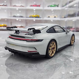 [Minichamps] 1:18 Porsche 2022 911 992 GT3 Gray Model Car Resin