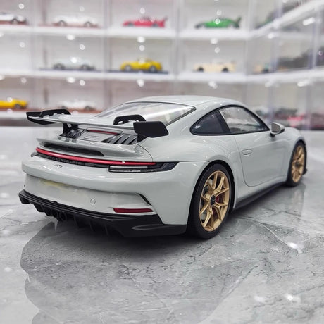 [Minichamps] 1:18 Porsche 2022 911 992 GT3 Gray Model Car Resin